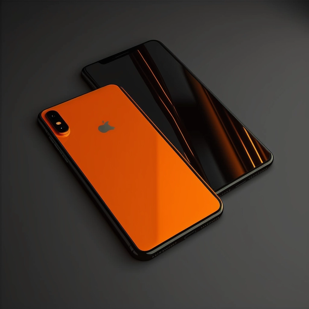 orange iphone