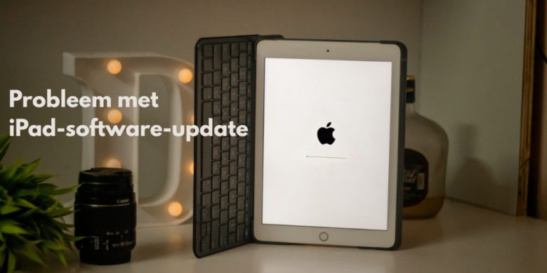Probleem met iPad-software-update